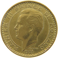 MONACO 10 FRANCS 1951  #a064 0673 - 1949-1956 Alte Francs
