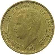 MONACO 10 FRANCS 1951  #a021 0245 - 1949-1956 Old Francs
