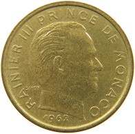MONACO 10 CENTIMES 1962  #a094 0717 - 1960-2001 New Francs