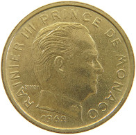 MONACO 10 CENTIMES 1962  #a074 0313 - 1960-2001 Nieuwe Frank