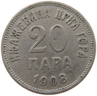 MONTENEGRO 20 PARA 1908  #t145 0165 - Yougoslavie