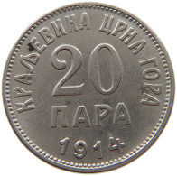 MONTENEGRO 20 PARA 1914  #t145 0175 - Yougoslavie