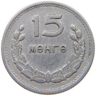 MONGOLIA 15 MONGO 1959  #s064 0289 - Mongolië