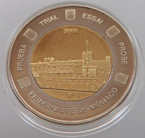 MONACO MEDAL 2005 SPECIMEN ESSAI PROBE #sm07 0903 - Other & Unclassified