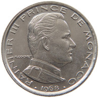 MONACO FRANC 1968 Rainier III. (1949-2005) #c006 0373 - 1960-2001 New Francs