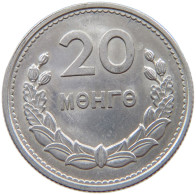 MONGOLIA 20 MONGO 1959  #a089 0069 - Mongolia