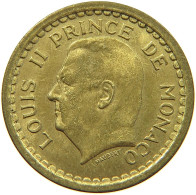 MONACO FRANC 1945  #s020 0343 - 1922-1949 Louis II.