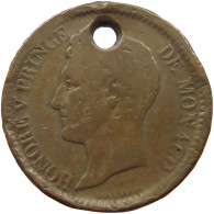 MONACO DECIME 1838 C Honore V., 1819-1841 #s059 0775 - Charles III.