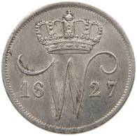 NETHERLANDS 10 CENTS 1827 WILLEM I. 1815-1840 #t112 0199 - 1815-1840: Willem I