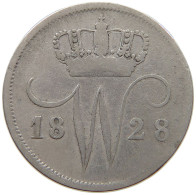 NETHERLANDS 10 CENTS 1828 WILLEM I. 1815-1840 #t159 0109 - 1815-1840: Willem I