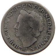 NETHERLANDS 10 CENTS  Wilhelmina 1890-1948 MINTING ERROR #c011 0753 - 10 Centavos