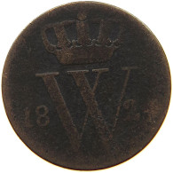 NETHERLANDS 1/2 CENT 1824 WILLEM I. 1815-1840 #a015 0437 - 1815-1840: Willem I.