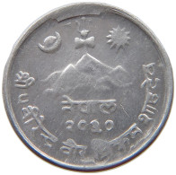 NEPAL 2 PAISA 2030 MINTING ERROR #s053 0141 - Népal