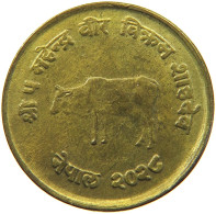 NEPAL 10 PAISA 20281972  #a034 0303 - Nepal