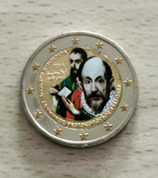 GRECE 2014 - EL GRECO - DOMENIKOS THEOTOKOPOULOS -  2 EUROS COMMEMORATIVE  -  VERSION COULEUR - Griechenland