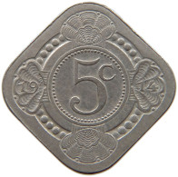 NETHERLANDS 5 CENTS 1914 Wilhelmina 1890-1948 #a090 0285 - 5 Cent