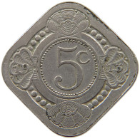 NETHERLANDS 5 CENTS 1913 Wilhelmina 1890-1948 #a090 0281 - 5 Centavos