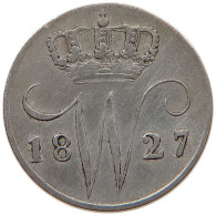 NETHERLANDS 5 CENTS 1827 B WILLEM I. 1815-1840 #t143 0647 - 1815-1840: Willem I.