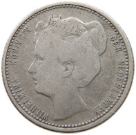 NETHERLANDS 25 CENTS 1906 Wilhelmina 1890-1948 #s049 0553 - 25 Centavos