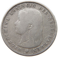 NETHERLANDS 25 CENTS 1893 Wilhelmina 1890-1948 RARE #s049 0583 - 25 Cent