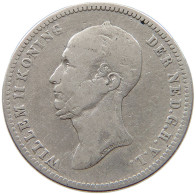 NETHERLANDS 25 CENTS 1849 WILLEM II. 1840-1849 #s049 0493 - 1840-1849: Willem II.