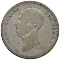 NETHERLANDS 25 CENTS 1849 WILLEM II. 1840-1849 #s060 0353 - 1840-1849: Willem II