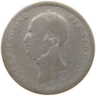 NETHERLANDS 25 CENTS 1849 WILLEM II. 1840-1849 #a064 0315 - 1840-1849: Willem II.