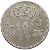 NETHERLANDS 25 CENTS 1825 WILLEM I. 1815-1840 #t083 0101 - 1815-1840: Willem I