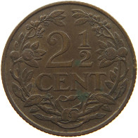 NETHERLANDS 2 1/2 CENTS 1941 Wilhelmina 1890-1948 #a095 0333 - 2.5 Centavos