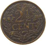 NETHERLANDS 2 1/2 CENTS 1916 Wilhelmina 1890-1948 #s077 0569 - 2.5 Cent