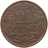 NETHERLANDS 2 1/2 CENTS 1929 Wilhelmina 1890-1948 #a062 0559 - 2.5 Centavos