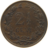 NETHERLANDS 2 1/2 CENTS 1884 Willem III. 1849-1890 #a011 0555 - 1849-1890 : Willem III