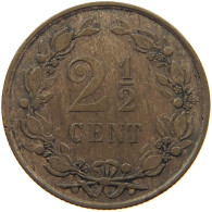 NETHERLANDS 2 1/2 CENTS 1881 Willem III. 1849-1890 #c080 0525 - 1849-1890 : Willem III