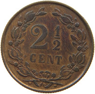 NETHERLANDS 2 1/2 CENTS 1881 Willem III. 1849-1890 #a095 0327 - 1849-1890: Willem III.