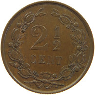 NETHERLANDS 2 1/2 CENTS 1881 Willem III. 1849-1890 #c063 0555 - 1849-1890 : Willem III