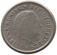 NETHERLANDS 10 CENTS 1948 Wilhelmina 1890-1948 MINTING ERROR WEAK STRUCK #c011 0747 - 10 Centavos