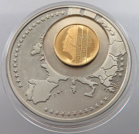 NETHERLANDS MEDAL  PECUNIA NOVA ALTERI SUCCEDIT EURO #sm06 0715 - Altri & Non Classificati