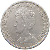 NETHERLANDS GULDEN 1914 Wilhelmina 1890-1948 #t127 0327 - 1 Gulden