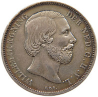 NETHERLANDS GULDEN 1865 Willem III. 1849-1890 #t090 0357 - 1849-1890: Willem III.