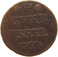 NETHERLANDS DUIT 1767 OVERIJSSEL #s018 0291 - Provinciale Munten