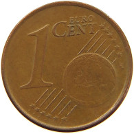 NETHERLANDS CENT 2001 MINTING ERROR HEAD #a086 0099 - 1980-2001 : Beatrix