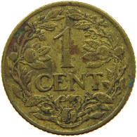 NETHERLANDS CENT 1943 Wilhelmina 1890-1948 #c055 0125 - 1 Centavos