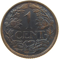 NETHERLANDS CENT 1941 Wilhelmina 1890-1948 #a085 0835 - 1 Centavos