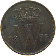 NETHERLANDS CENT 1876 Willem III. 1849-1890 #t158 0697 - 1849-1890: Willem III.