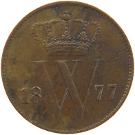 NETHERLANDS CENT 1877 Willem III. 1849-1890 #c050 0123 - 1849-1890: Willem III.