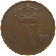 NETHERLANDS CENT 1876 Willem III. 1849-1890 #a093 0097 - 1849-1890 : Willem III