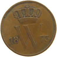 NETHERLANDS CENT 1873 Willem III. 1849-1890 #a085 0383 - 1849-1890: Willem III.