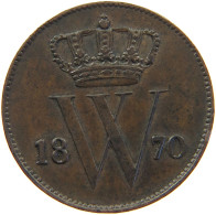 NETHERLANDS CENT 1870 Willem III. 1849-1890 #s018 0275 - 1849-1890: Willem III.