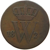 NETHERLANDS CENT 1823 WILLEM I. 1815-1840 #t057 0105 - 1815-1840: Willem I