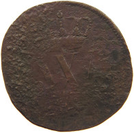 NETHERLANDS CENT 1822 WILLEM I. 1815-1840 MINTING ERROR #t001 0091 - 1815-1840: Willem I